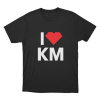 I Love KM Unisex T Shirt Black
