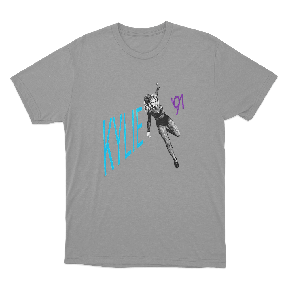 Kylie ’91 Unisex T Shirt Grey Kylie 91 Unisex T Shirt Grey