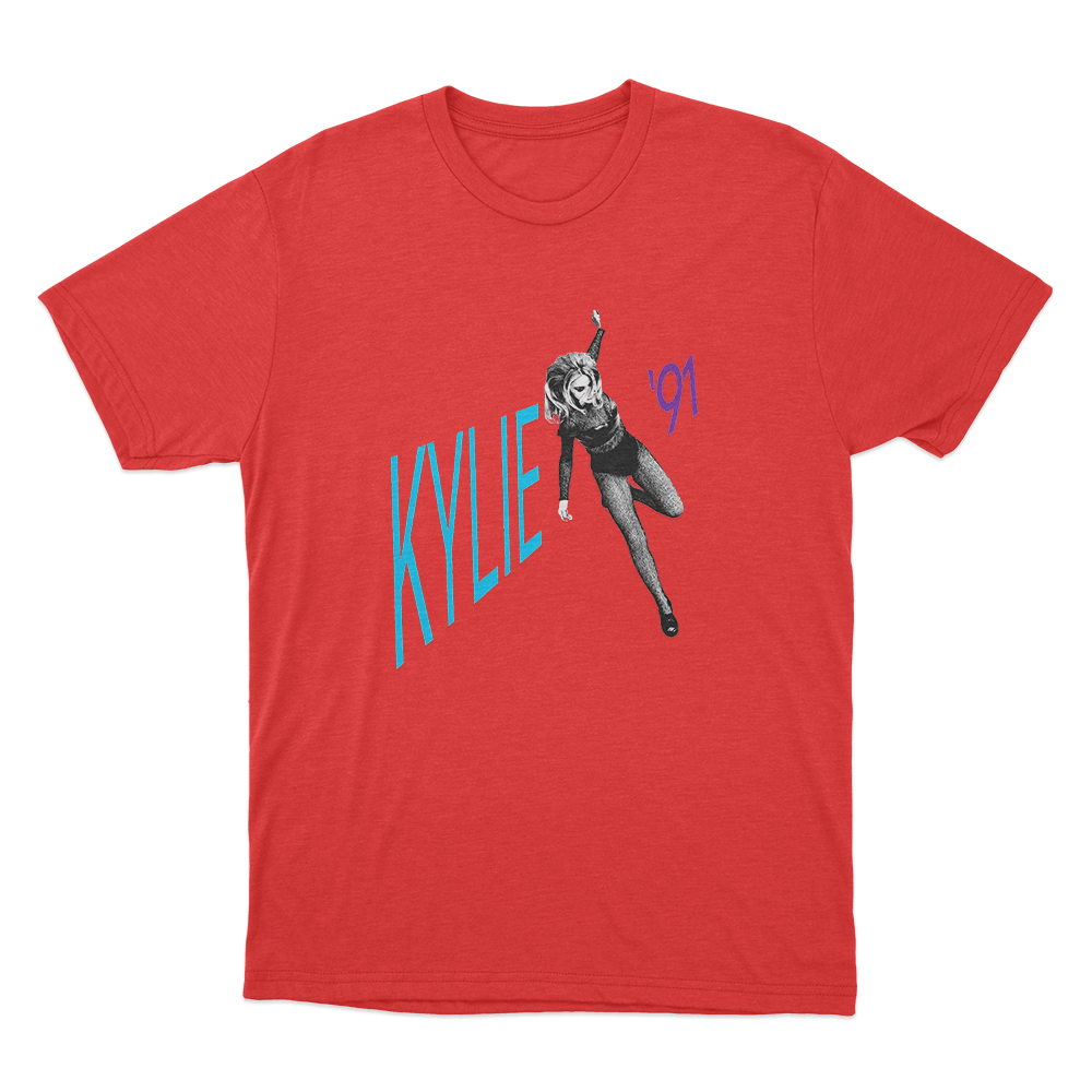 Kylie ’91 Unisex T Shirt Red Kylie 91 Unisex T Shirt Red