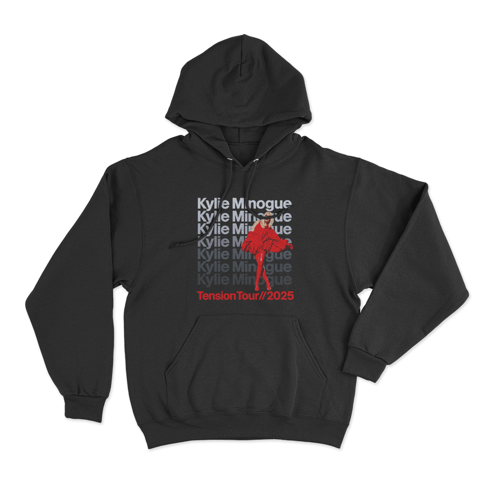 Kylie Minogue Tension Tour Unisex Hoodie Black Kylie Minogue Tension Tour Unisex Hoodie Black