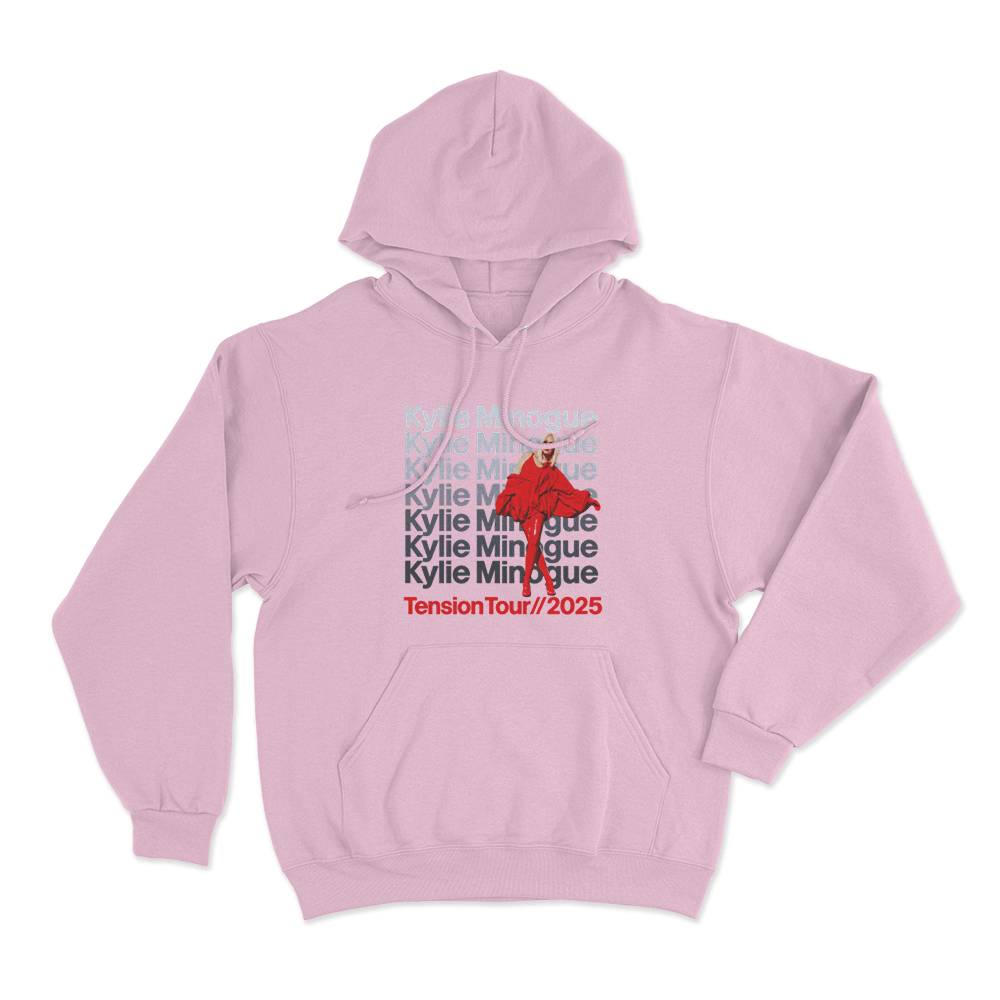 Kylie Minogue Tension Tour Unisex Hoodie Pink Kylie Minogue Tension Tour Unisex Hoodie Pink